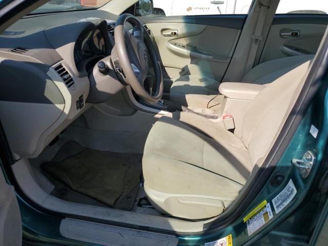 1NXBU4EE3AZ306253 - 2010 TOYOTA COROLLA BASE GREEN photo 7
