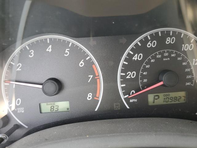 1NXBU4EE3AZ306253 - 2010 TOYOTA COROLLA BASE GREEN photo 9