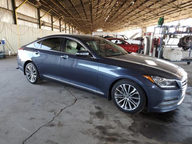 KMHGN4JE3FU096155 - 2015 HYUNDAI GENESIS 3.8L 蓝色 照片 4