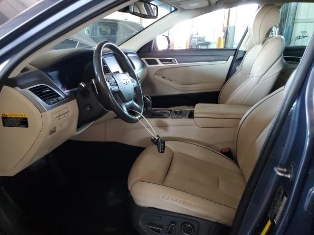KMHGN4JE3FU096155 - 2015 HYUNDAI GENESIS 3.8L 蓝色 照片 7