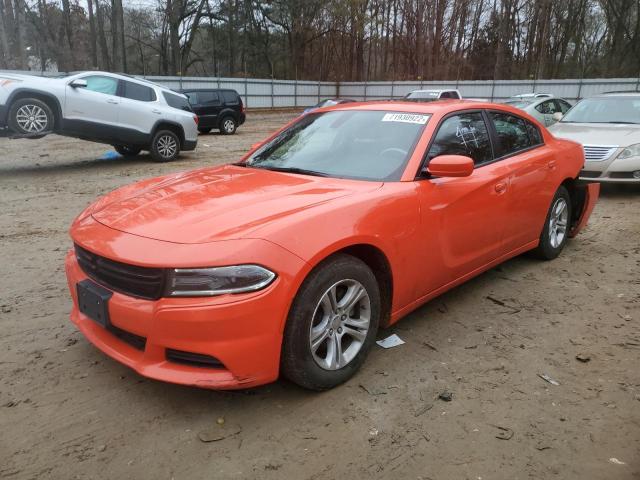 2C3CDXBG2KH695654 - 2019 DODGE CHARGER SXT ORANGE photo 1