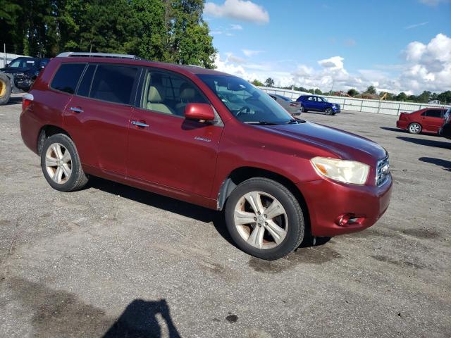 JTEDS42A292089480 - 2009 TOYOTA HIGHLANDER LIMITED RED photo 4