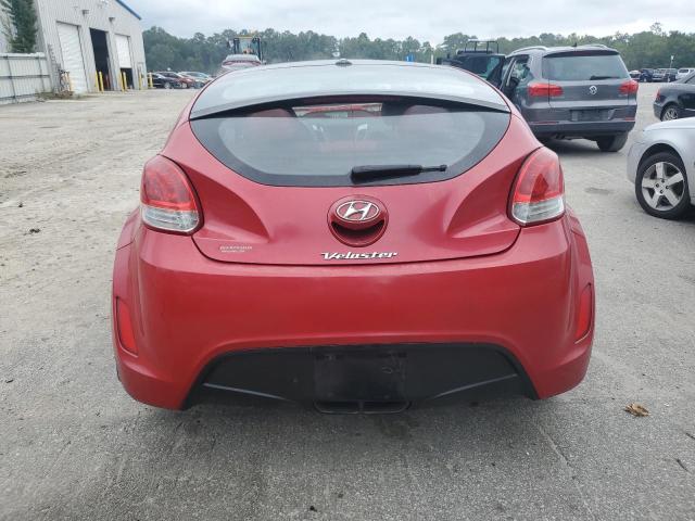 KMHTC6AD2CU032045 - 2012 HYUNDAI VELOSTER RED photo 6