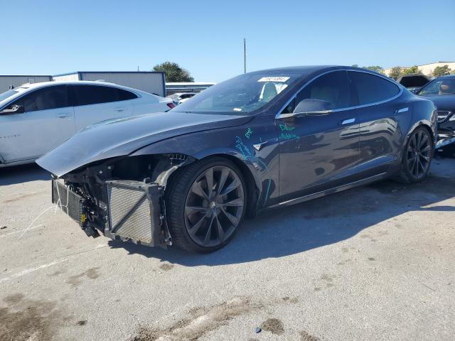 5YJSA1E27KF305179 - 2019 TESLA MODEL S GRAY photo 1