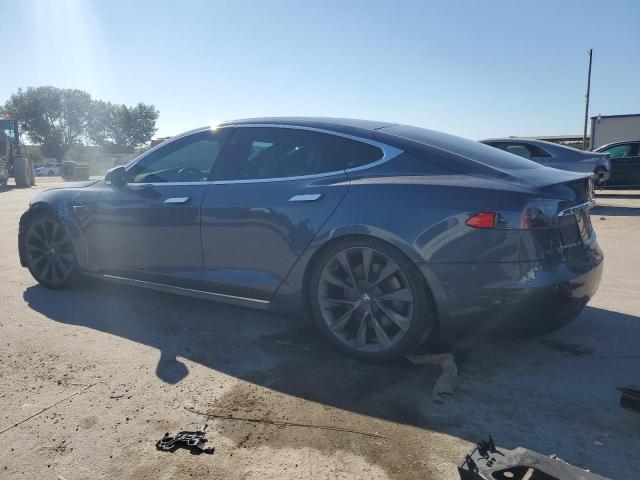 5YJSA1E27KF305179 - 2019 TESLA MODEL S GRAY photo 2