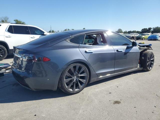 5YJSA1E27KF305179 - 2019 TESLA MODEL S GRAY photo 3