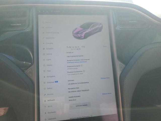 5YJSA1E27KF305179 - 2019 TESLA MODEL S GRAY photo 9