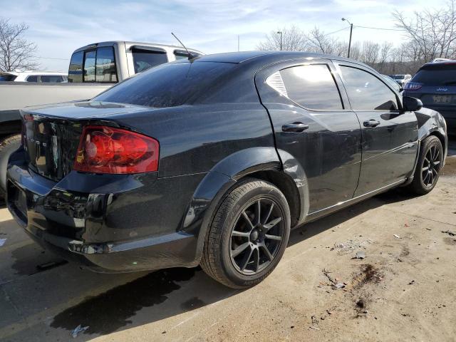 1B3BD1FBXBN544167 - 2011 DODGE AVENGER MAINSTREET BLACK photo 3