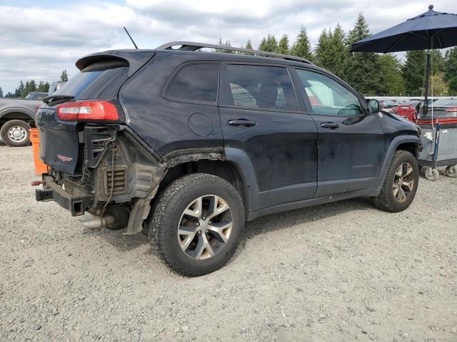 1C4PJMBS6EW218711 - 2014 JEEP CHEROKEE TRAILHAWK BLACK photo 3