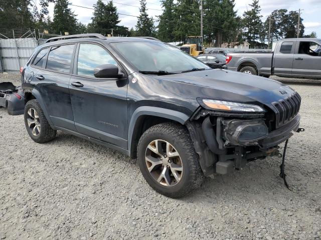 1C4PJMBS6EW218711 - 2014 JEEP CHEROKEE TRAILHAWK BLACK photo 4