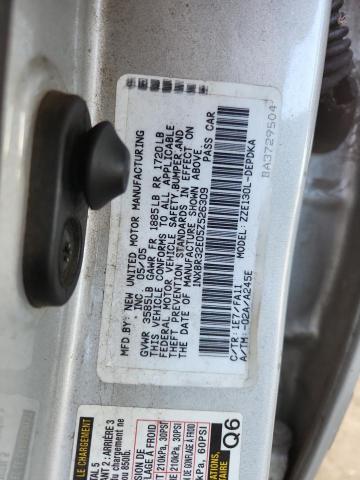 1NXBR32E05Z526309 - 2005 TOYOTA COROLLA CE Күміс фото 12