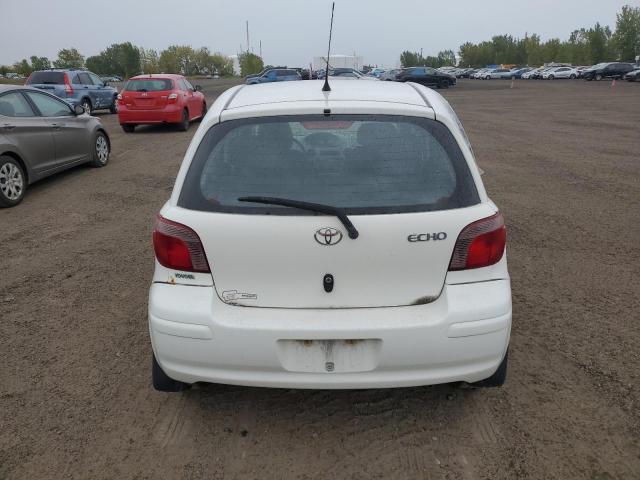 JTDKT123650083969 - 2005 TOYOTA ECHO WHITE photo 6