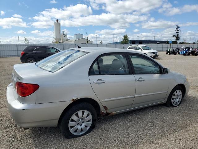 1NXBR32E33Z133028 - 2003 TOYOTA COROLLA CE SILVER photo 3