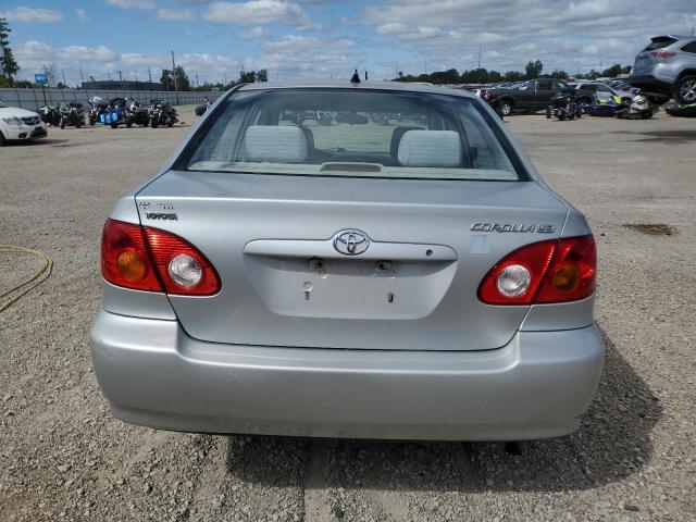 1NXBR32E33Z133028 - 2003 TOYOTA COROLLA CE SILVER photo 6