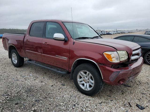 5TBET34196S530354 - 2006 TOYOTA TUNDRA DOUBLE CAB SR5 BURGUNDY photo 4