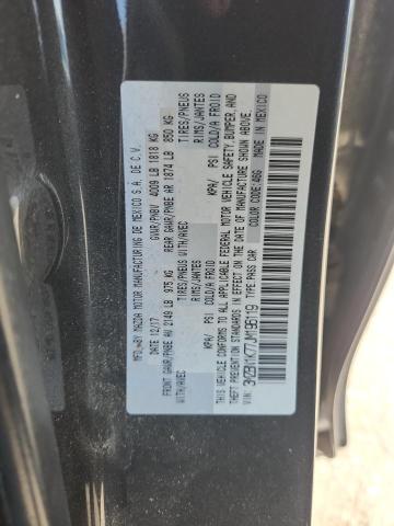 3MZBN1K77JM196119 - 2018 MAZDA 3 SPORT BLACK photo 12