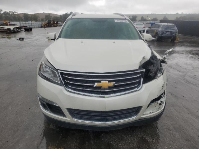 1GNKVJKD5DJ100151 - 2013 CHEVROLET TRAVERSE LT WHITE photo 5
