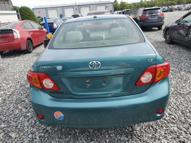 JTDBL40E69J051030 - 2009 TOYOTA COROLLA BASE GREEN photo 6
