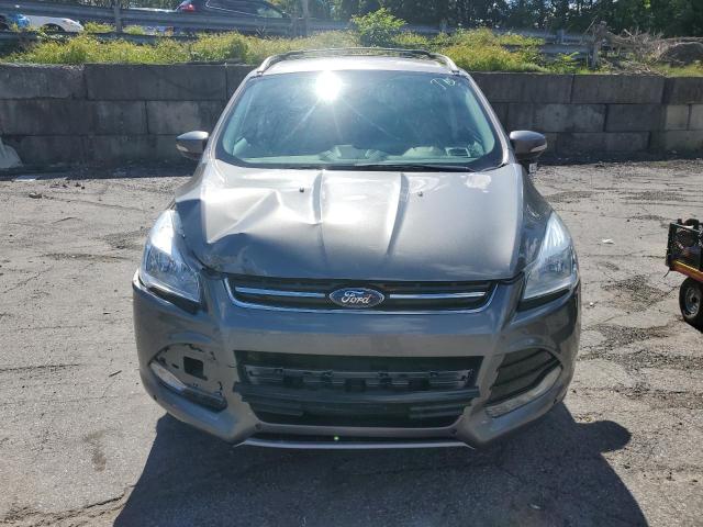 1FMCU9JX7EUC97166 - 2014 FORD ESCAPE TITANIUM GRAY photo 5