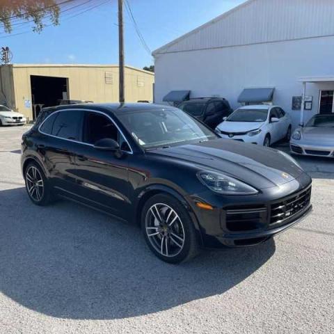 WP1AF2AY9LDA39541 - 2020 PORSCHE CAYENNE TURBO BLACK photo 1