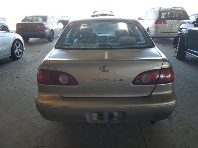 1NXBR12E31Z506408 - 2001 TOYOTA COROLLA CE TAN photo 6