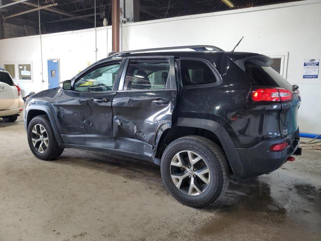 1C4PJMBS9FW611281 - 2015 JEEP CHEROKEE TRAILHAWK BLACK photo 2