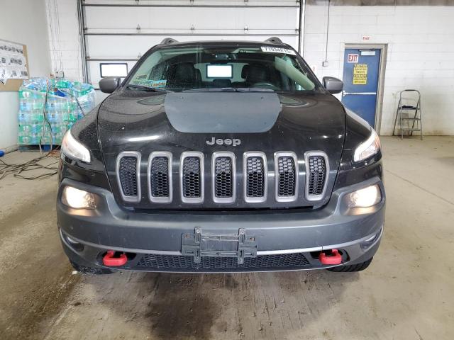 1C4PJMBS9FW611281 - 2015 JEEP CHEROKEE TRAILHAWK BLACK photo 5