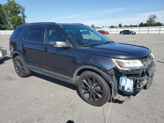 1FM5K7D81HGE27095 - 2017 FORD EXPLORER XLT შავი ფოტო 4