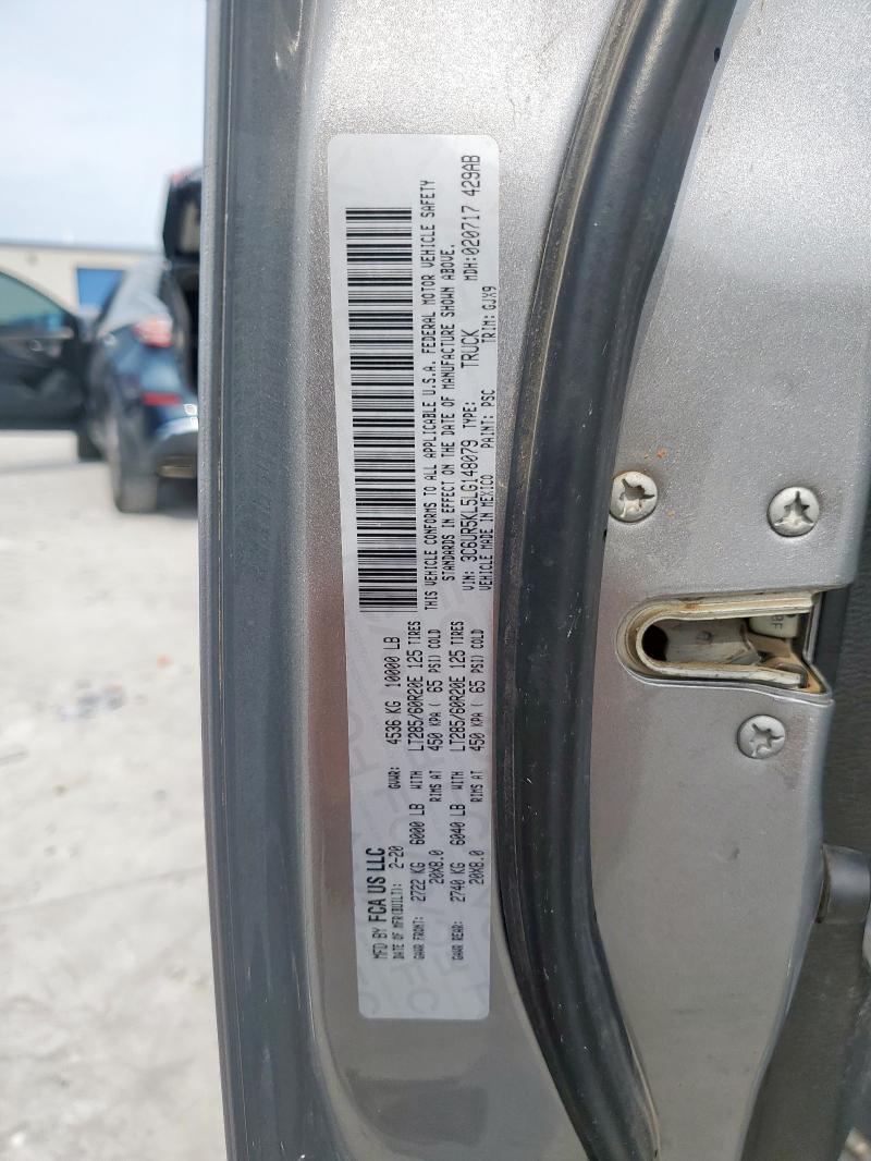 3C6UR5KL5LG148079 - 2020 RAM 2500 LARAMIE SILVER photo 12