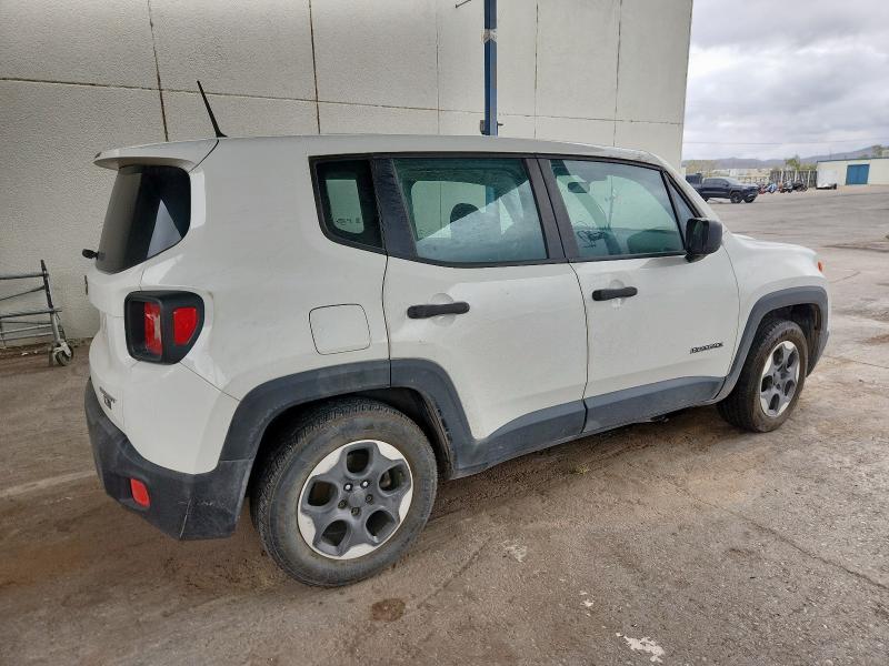 ZACCJAATXFPB30878 - 2015 JEEP RENEGADE SPORT WHITE photo 3