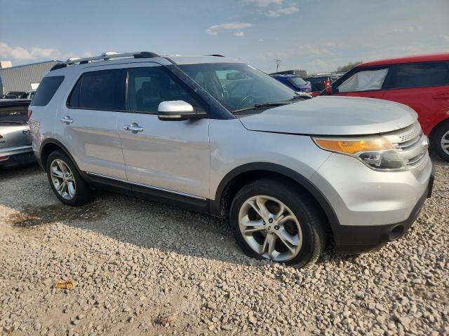 1FM5K8F85DGA04758 - 2013 FORD EXPLORER LIMITED SILVER photo 4