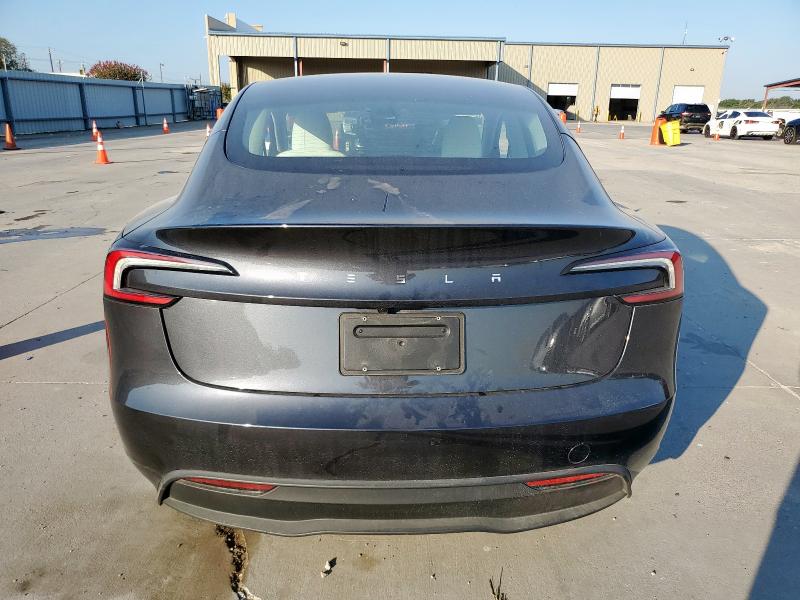 5YJ3E1EA9SF922194 - 2025 TESLA MODEL 3 GRAY photo 6