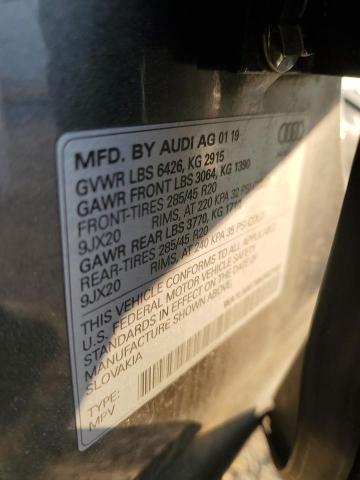WA1LHAF78KD027887 - 2019 AUDI Q7 PREMIUM PLUS Gris foto 12