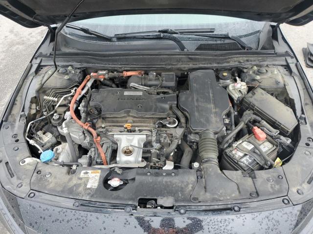 1HGCV3F19KA015594 - 2019 HONDA ACCORD HYBRID BLACK photo 11