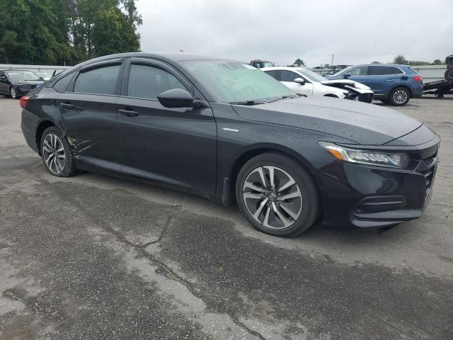 1HGCV3F19KA015594 - 2019 HONDA ACCORD HYBRID BLACK photo 4