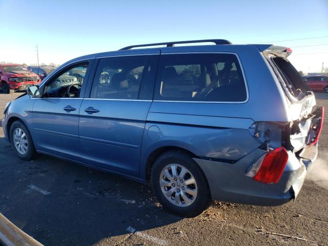 5FNRL3H66AB029532 - 2010 HONDA ODYSSEY EXL BLUE photo 2