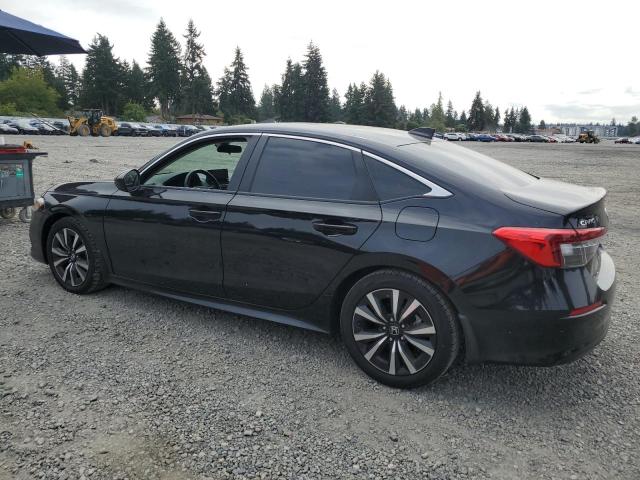 JHMFE1F78NX004994 - 2022 HONDA CIVIC EX BLACK photo 2