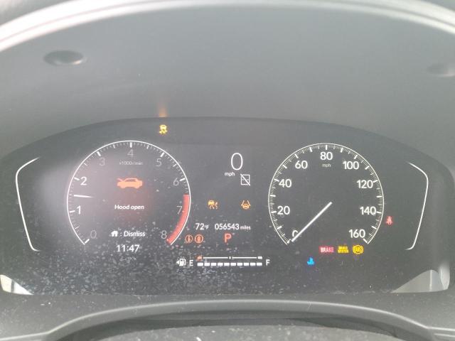 JHMFE1F78NX004994 - 2022 HONDA CIVIC EX BLACK photo 9