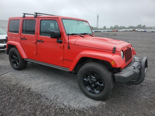 1C4BJWEG8FL754396 - 2015 JEEP WRANGLER U SAHARA RED photo 4
