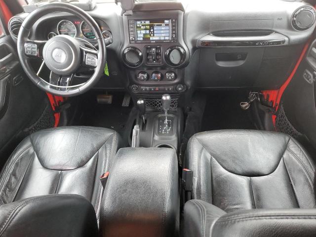 1C4BJWEG8FL754396 - 2015 JEEP WRANGLER U SAHARA RED photo 8