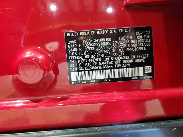 3CZRZ2H50PM703544 - 2023 HONDA HR-V SPORT Rot Foto 13