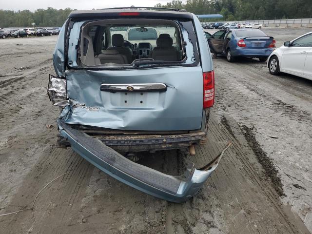 2A8HR54P68R787608 - 2008 CHRYSLER TOWN & COU TOURING TEAL photo 6