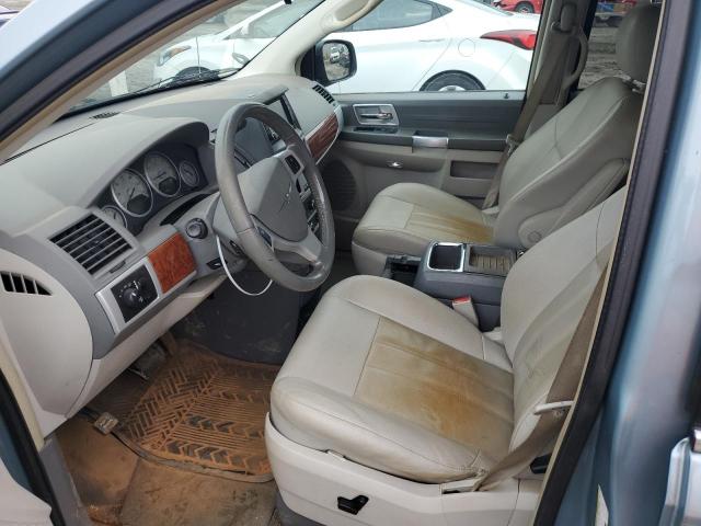 2A8HR54P68R787608 - 2008 CHRYSLER TOWN & COU TOURING TEAL photo 7