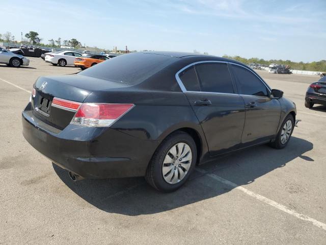 1HGCP2F38CA236370 - 2012 HONDA ACCORD LX BLACK photo 3