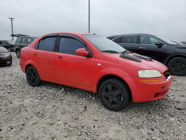 KL1TD56696B666174 - 2006 CHEVROLET AVEO BASE RED photo 4