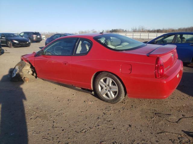 2G1WJ15K679354749 - 2007 CHEVROLET MONTE CARL LS RED photo 2