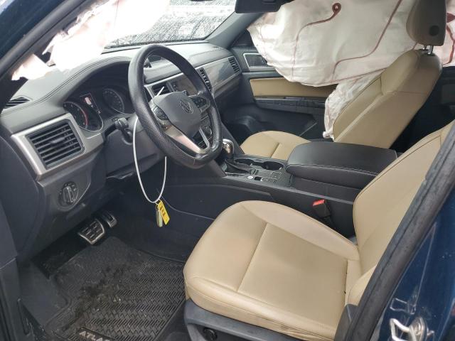 1V2YE2CA1LC226165 - 2020 VOLKSWAGEN ATLAS CROS SE Синий фото 7