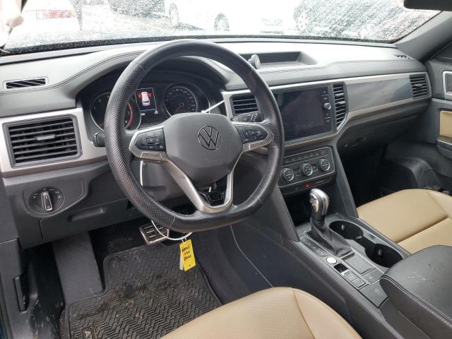 1V2YE2CA1LC226165 - 2020 VOLKSWAGEN ATLAS CROS SE Синий фото 8