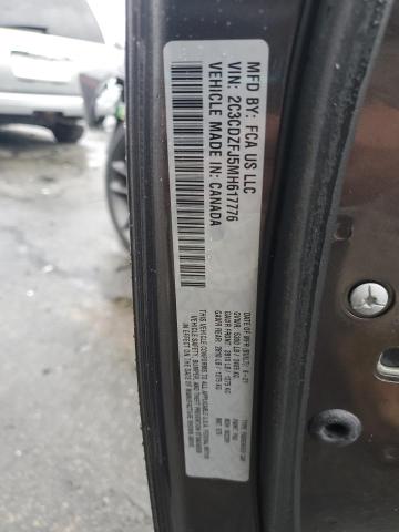 2C3CDZFJ5MH617776 - 2021 DODGE CHALLENGER R/T SCAT PACK GRAY photo 12