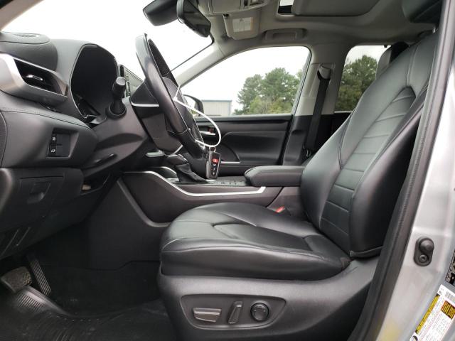 5TDGZRBH5MS074058 - 2021 TOYOTA HIGHLANDER XLE Gümüş foto 7